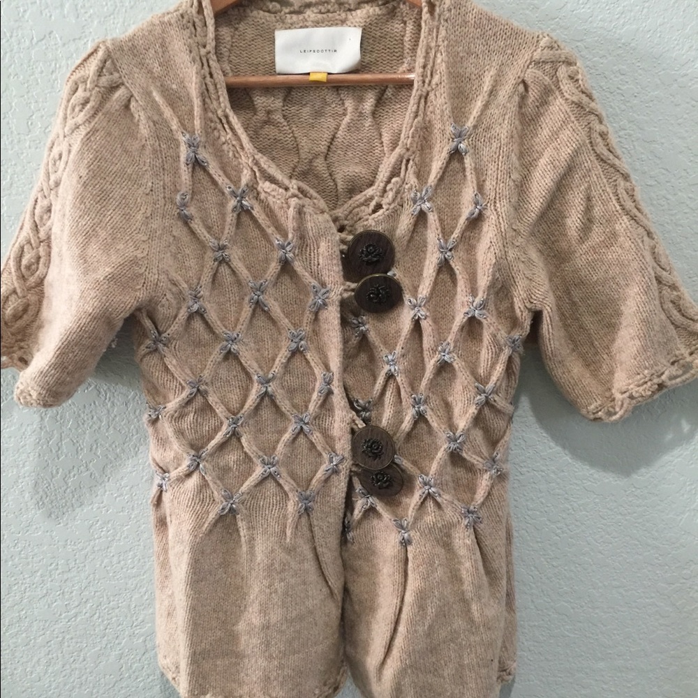 Anthropologie Leifsdottir Cardigan Boho Vintage